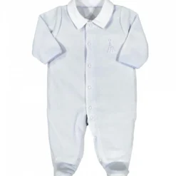 Pyjama en velours bleu Sophie la girafe (1 mois)