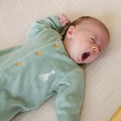 Pyjama en velours olive Sophie la girafe (1 mois)