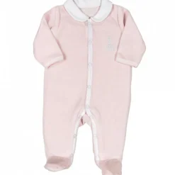Pyjama en velours rose Sophie la girafe (1 mois)