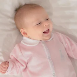 Pyjama en velours rose Sophie la girafe (3 mois)