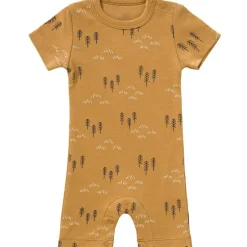 Pyjama léger en coton bio Woods spruce yellow (3-6 mois : 60 à 67 cm)