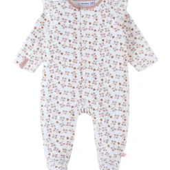 Pyjama velours aqua coeur (dès la naissance)