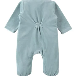 Pyjama velours aqua éléphant (dès la naissance)