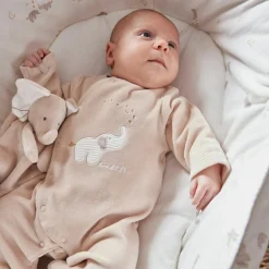 Pyjama velours beige Bali, Moka & Snow (dès la naissance)