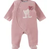 Pyjama velours Lovely Cat rose clair (3 mois)