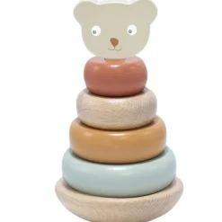 Pyramide à empiler en bois