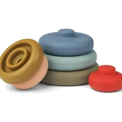 Pyramide à empiler en silicone Dag Stacking multi mix