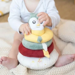 Pyramide empilable en tissu Cache-cache en forêt