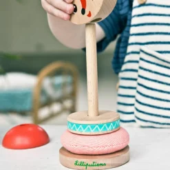 Pyramide en bois Alice la renarde