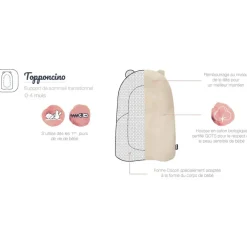 Réducteur de lit déhoussable Topponcino ours