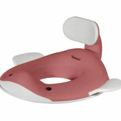 Réducteur de toilette Baleine Rose foncé