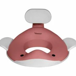Réducteur de toilette Baleine Rose foncé