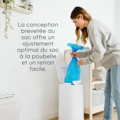 Recharges Easy Roll pour poubelle à couches Platinium