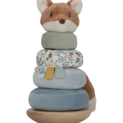 Renard à empiler doudou et bois FSC Forest Friends