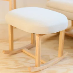 Repose pied lin beige