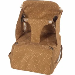 Réhausseur transportable à pois Poppy Cannelle