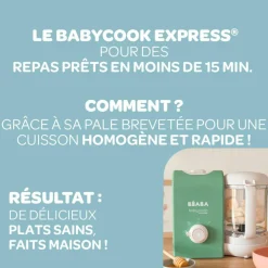 Robot cuiseur Babycook Express vert sauge