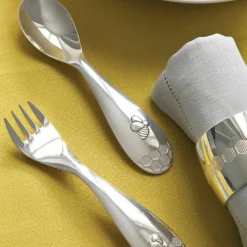 Rond de serviette Beebee (métal argenté)