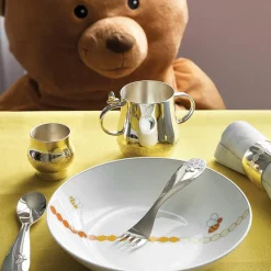 Rond de serviette Beebee (métal argenté)