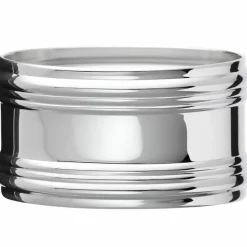 Rond de serviette Henriette en métal argenté