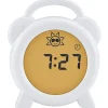 Réveil éducatif et veilleuse sleeptrainer blanc