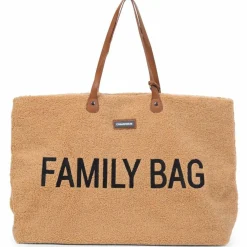 Sac à anses Family bag Teddy beige