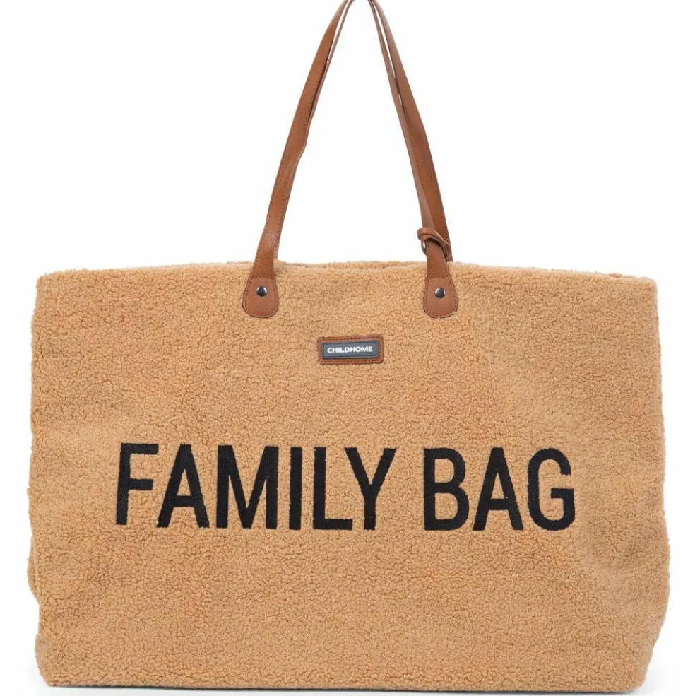 Sac à anses Family bag Teddy beige