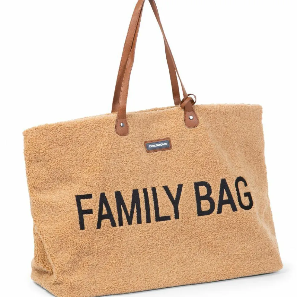 Sac à anses Family bag Teddy beige