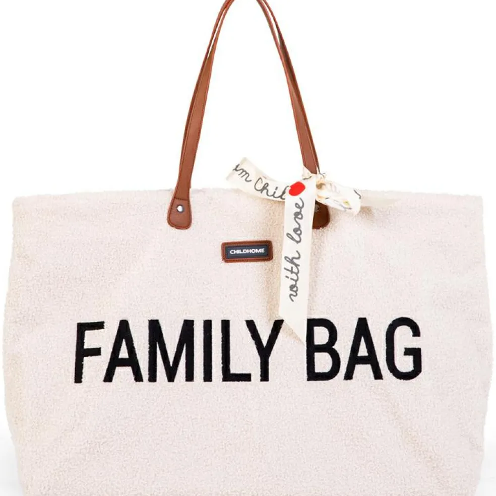 Sac à anses Family bag Teddy écru
