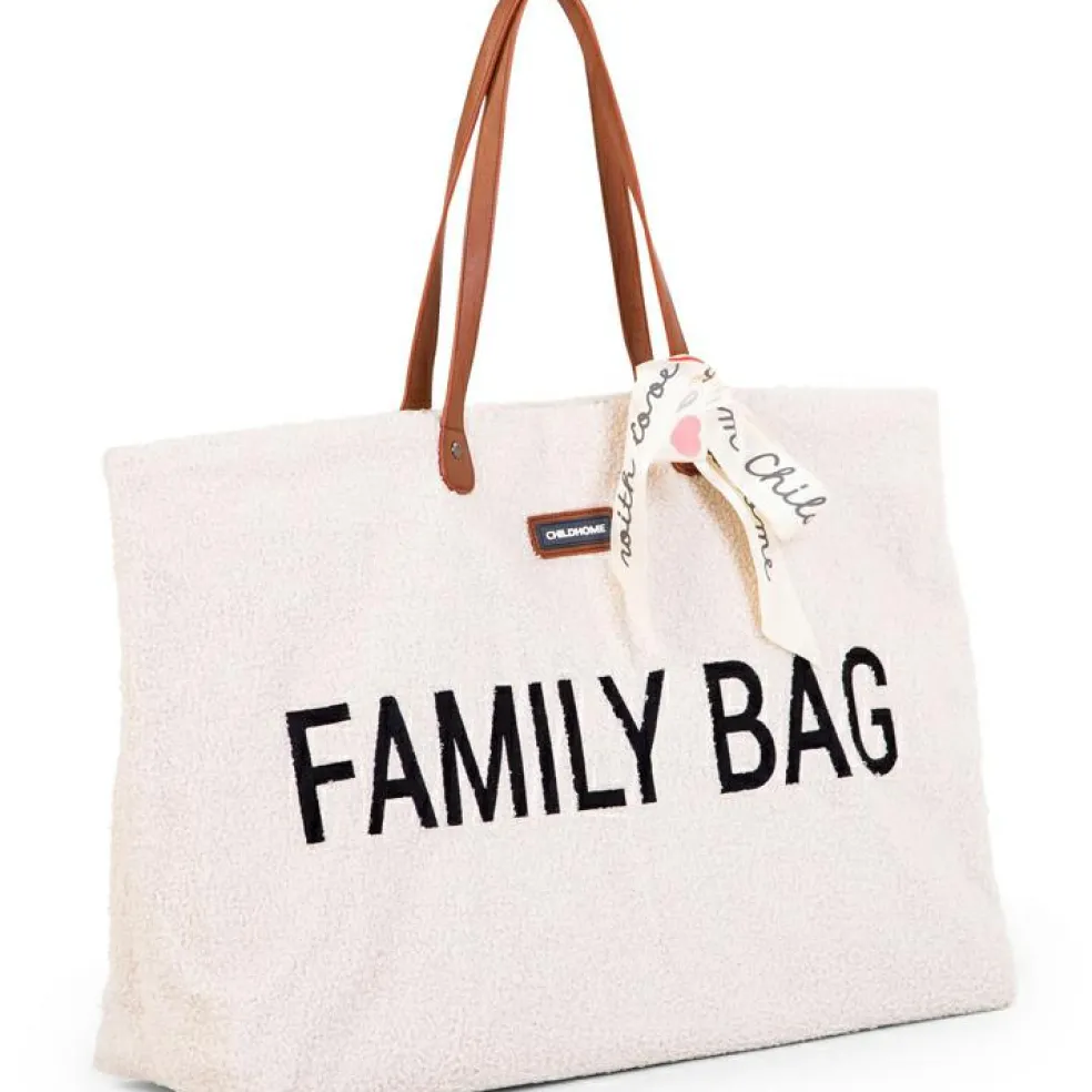 Sac à anses Family bag Teddy écru