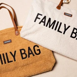 Sac à anses Family bag Teddy écru