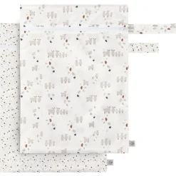 Sac à couches imperméable Tiny Farmer pois et mouton