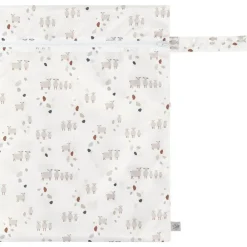 Sac à couches imperméable Tiny Farmer pois et mouton