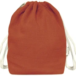 Sac à dos à ficelles terracotta (personnalisable)