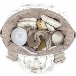 Sac à dos à langer Botton Fleurs