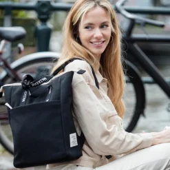 Sac à dos à langer Eco Mum Black