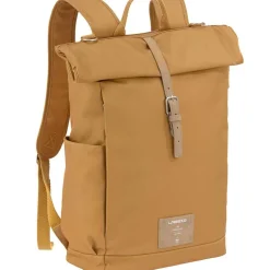 Sac à dos à langer en polyester recyclé Green label Rolltop curry