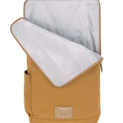 Sac à dos à langer en polyester recyclé Green label Rolltop curry