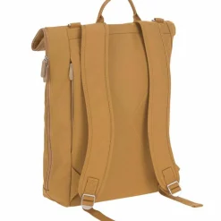 Sac à dos à langer en polyester recyclé Green label Rolltop curry