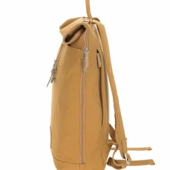 Sac à dos à langer en polyester recyclé Green label Rolltop curry