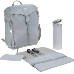 Sac à dos à langer en polyester recyclé gris Outdoor Green Label