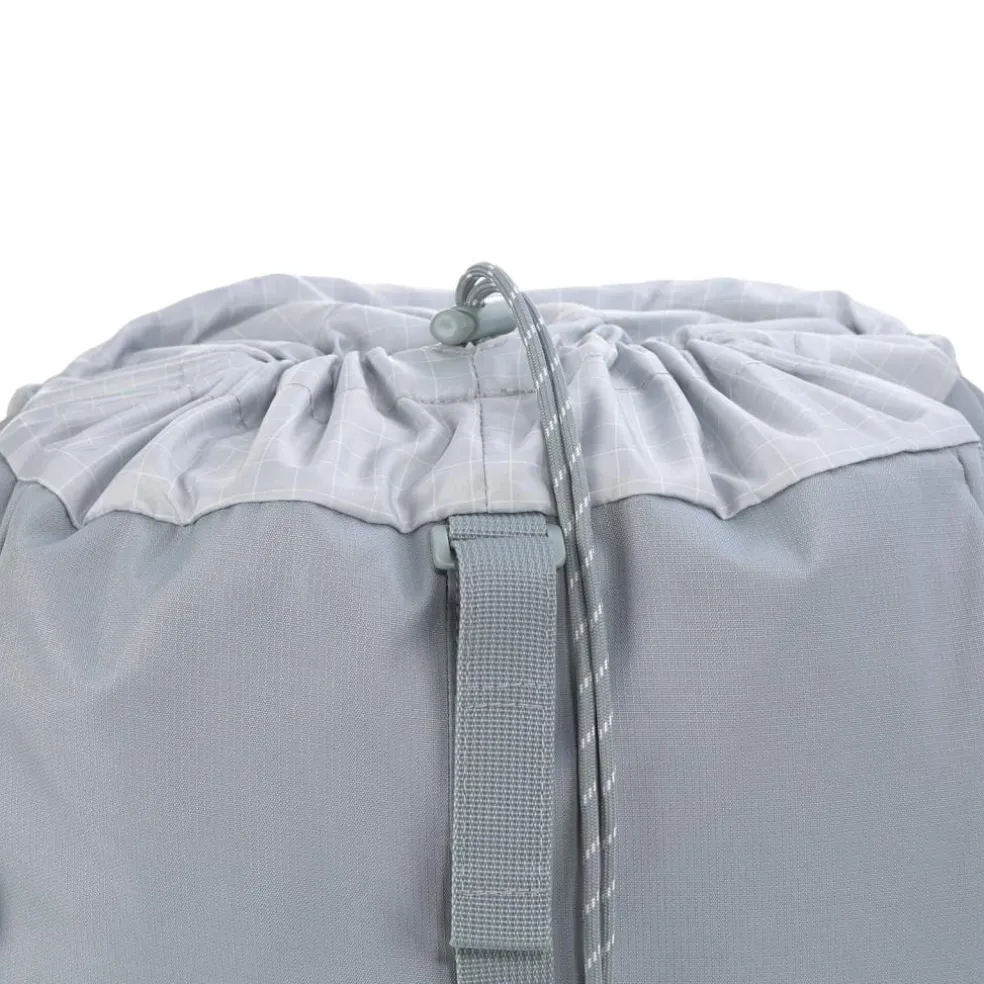 Sac à dos à langer en polyester recyclé gris Outdoor Green Label