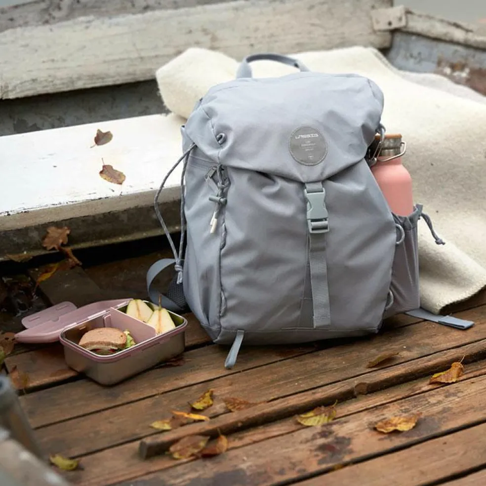 Sac à dos à langer en polyester recyclé gris Outdoor Green Label