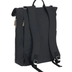 Sac à dos à langer en polyester recyclé Rolltop bleu nuit