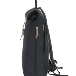 Sac à dos à langer en polyester recyclé Rolltop bleu nuit