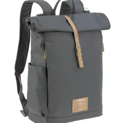 Sac à dos à langer en polyester recyclé Rolltop anthracite
