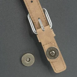 Sac à dos à langer en polyester recyclé Rolltop anthracite