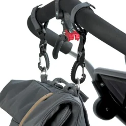 Sac à dos à langer en polyester recyclé Rolltop anthracite