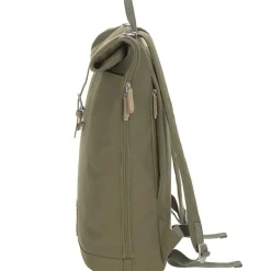 Sac à dos à langer en polyester recyclé Green label Rolltop olive