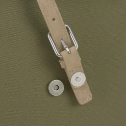 Sac à dos à langer en polyester recyclé Green label Rolltop olive